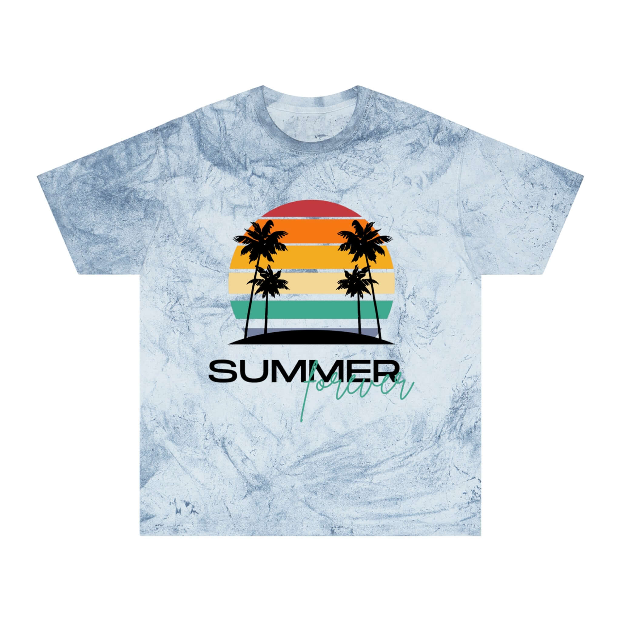 Add Vibrancy to Your Wardrobe with Unisex Color Blast T-Shirts at JewelryTreasures4U Jewelry Treasures