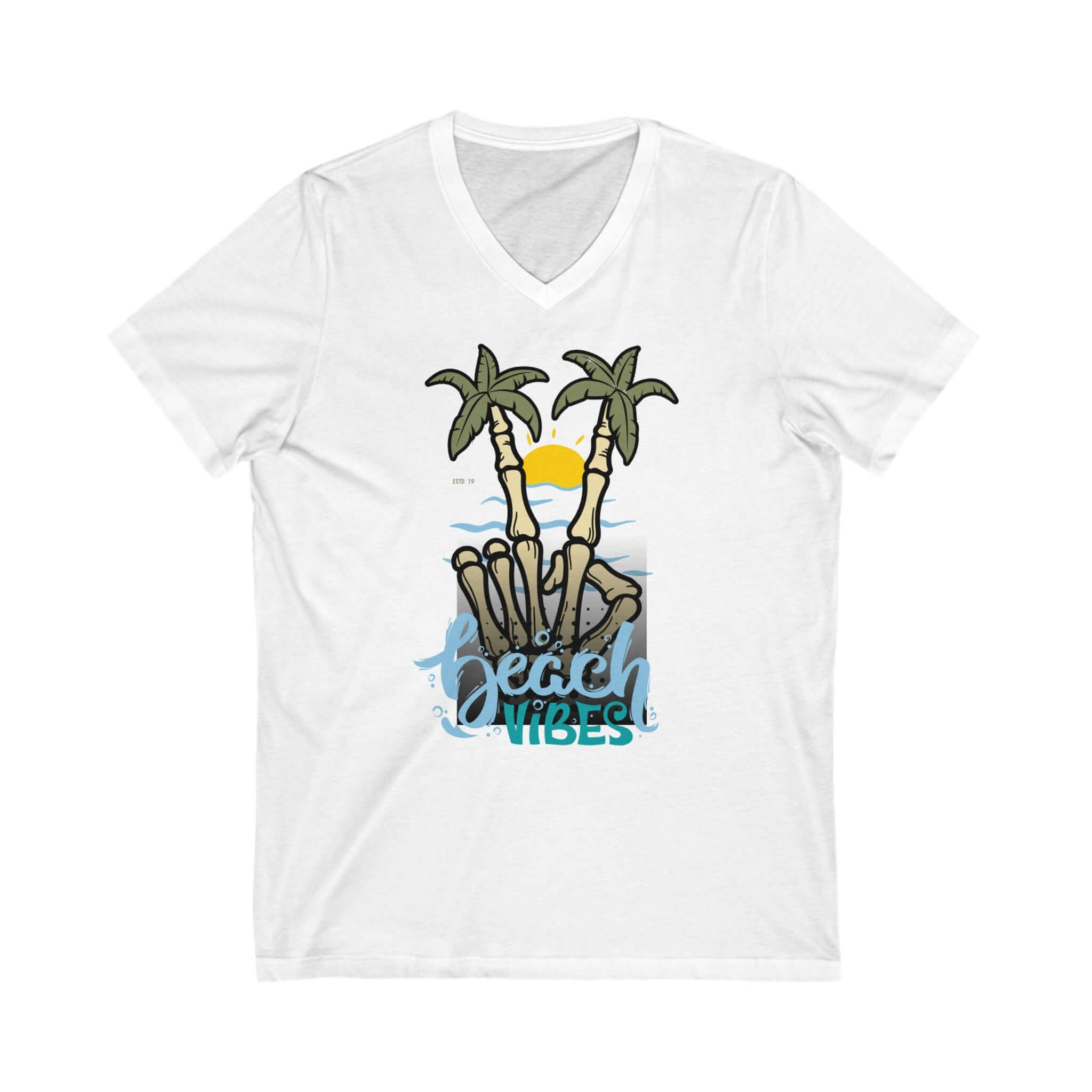 Unisex Jersey Short Sleeve V-Neck Tee: The Ultimate Fusion of Style and Versatility Jewelry Treasures