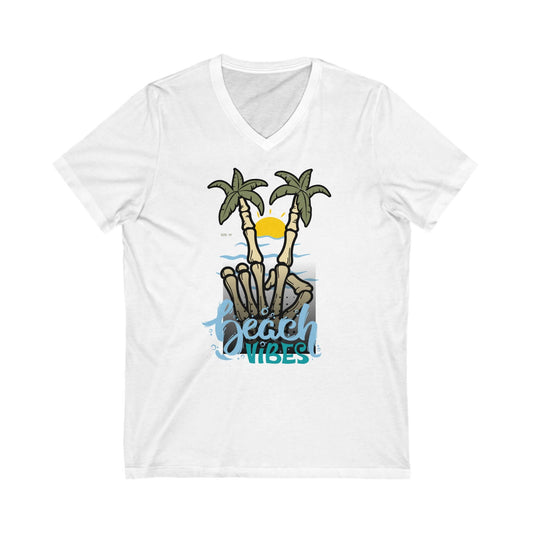 Unisex Jersey Short Sleeve V-Neck Tee: The Ultimate Fusion of Style and Versatility Jewelry Treasures