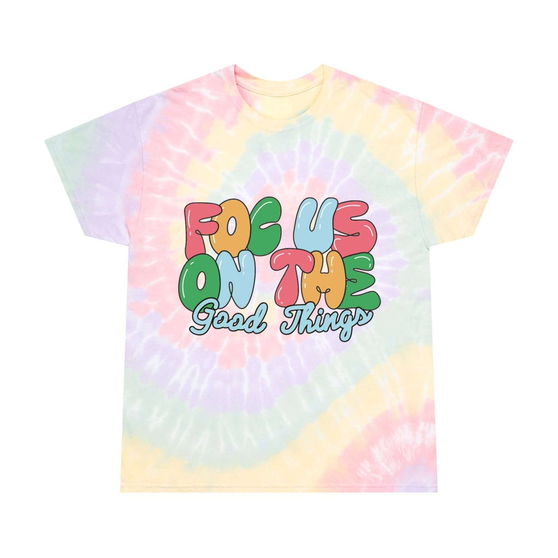 Embrace Vibrant Energy with the Tie-Dye Tee, Spiral Jewelry Treasures