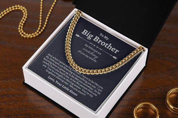 To My Loving Big Brother: A Necklace of Appreciation