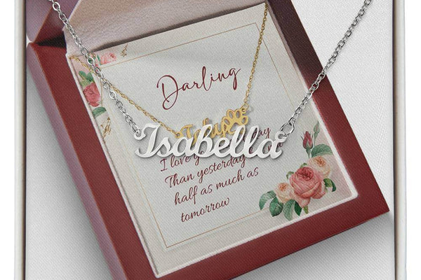 Elegant Love Necklace for Your Darling