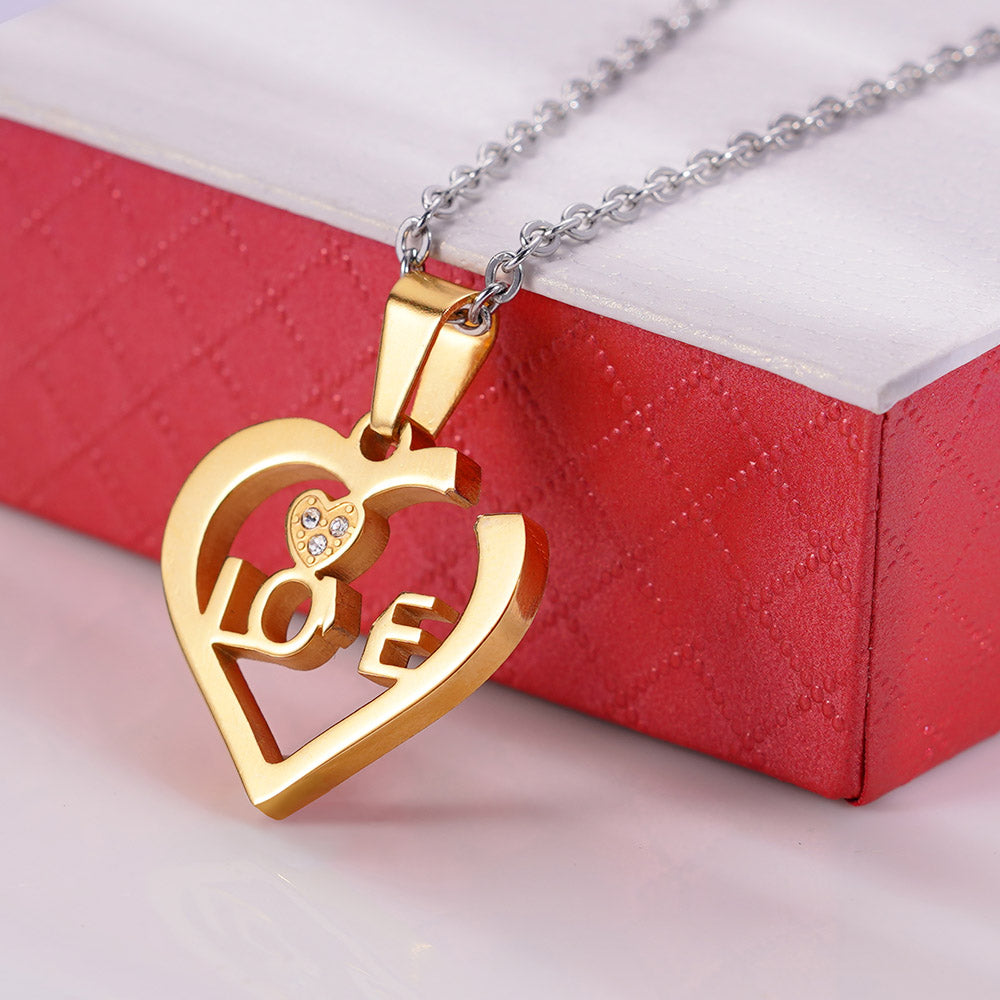 Personalized Heart & Key Necklaces Couple Necklaces Jewelry Treasures