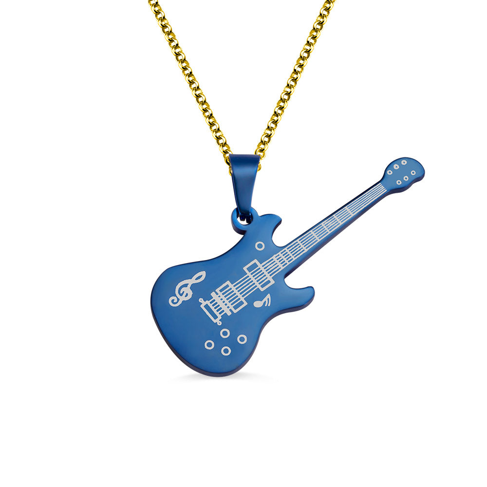 Personalized Guitar Necklace Gifts for Guitar Enthusiast Jewelry Treasures