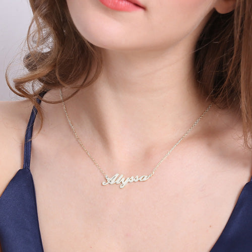 Personalized Carrie Name Necklace Sterling Silver Jewelry Treasures