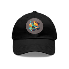 Dad Hat with Leather Patch (Round) Jewelry Treasures