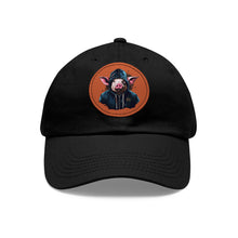 Dad Hat with Leather Patch (Round) Jewelry Treasures