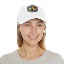 Dad Hat with Leather Patch (Round) Jewelry Treasures