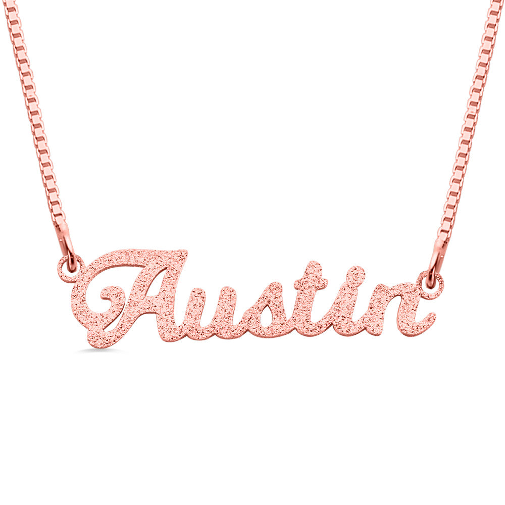 Personalized Sparkling Name Necklace Jewelry Treasures