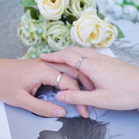 Personalized Antler Ring for Couple Jewelry Treasures