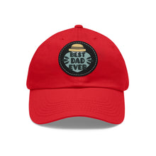 Dad Hat with Leather Patch (Round) Jewelry Treasures