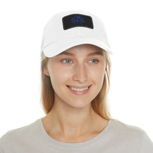 Dad Hat with Rectangular Leather Patch Jewelry Treasures