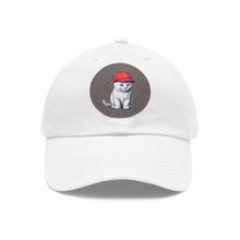 Dad Hat with Leather Patch (Round) Jewelry Treasures