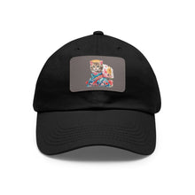 Dad Hat with Leather Patch (Rectangle) Jewelry Treasures