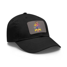 Dad Hat with Rectangular Leather Patch Jewelry Treasures