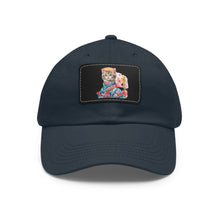 Dad Hat with Leather Patch (Rectangle) Jewelry Treasures