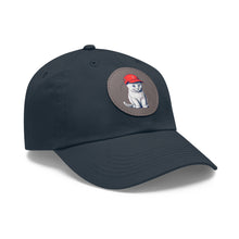 Dad Hat with Leather Patch (Round) Jewelry Treasures