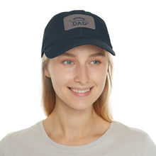 Dad Hat with Rectangular Leather Patch Jewelry Treasures