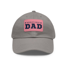 Dad Hat with Leather Patch (Rectangle) Jewelry Treasures