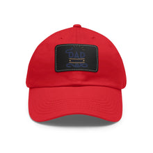 Dad Hat with Rectangular Leather Patch Jewelry Treasures