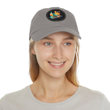 Dad Hat with Leather Patch (Round) Jewelry Treasures