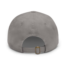 Dad Hat with Rectangular Leather Patch Jewelry Treasures