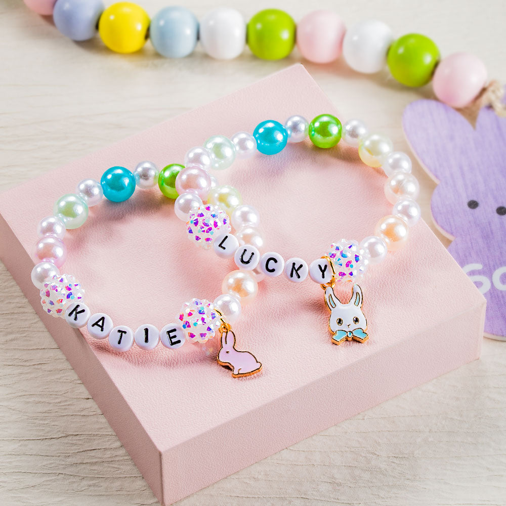 Custom Bunny Names Bracelet Jewelry Treasures