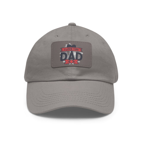 Dad Hat with Leather Patch (Rectangle) Jewelry Treasures