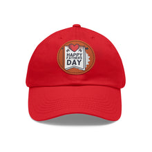 Dad Hat with Leather Patch (Round) Jewelry Treasures