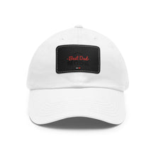 Dad Hat with Rectangular Leather Patch Jewelry Treasures