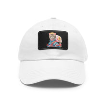 Dad Hat with Leather Patch (Rectangle) Jewelry Treasures