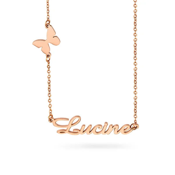 Personalize stylish Name Necklace Jewelry Treasures