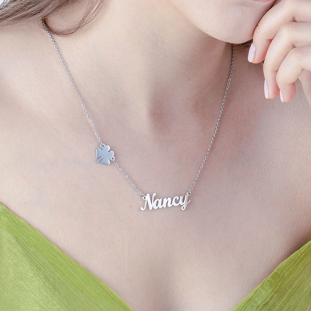 Personalize stylish Name Necklace Jewelry Treasures