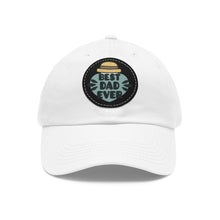 Dad Hat with Leather Patch (Round) Jewelry Treasures