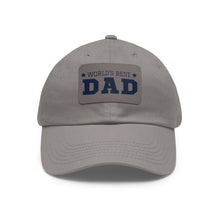 Dad Hat with Leather Patch (Rectangle) Jewelry Treasures