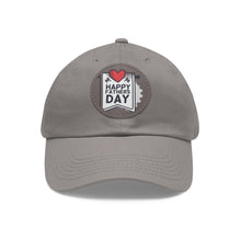 Dad Hat with Leather Patch (Round) Jewelry Treasures