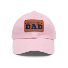 Dad Hat with Leather Patch (Rectangle) Jewelry Treasures