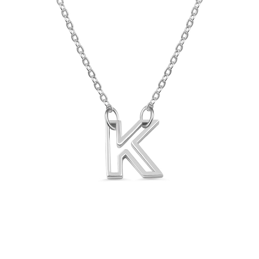 Personalized Elegant Initial Necklace Jewelry Treasures