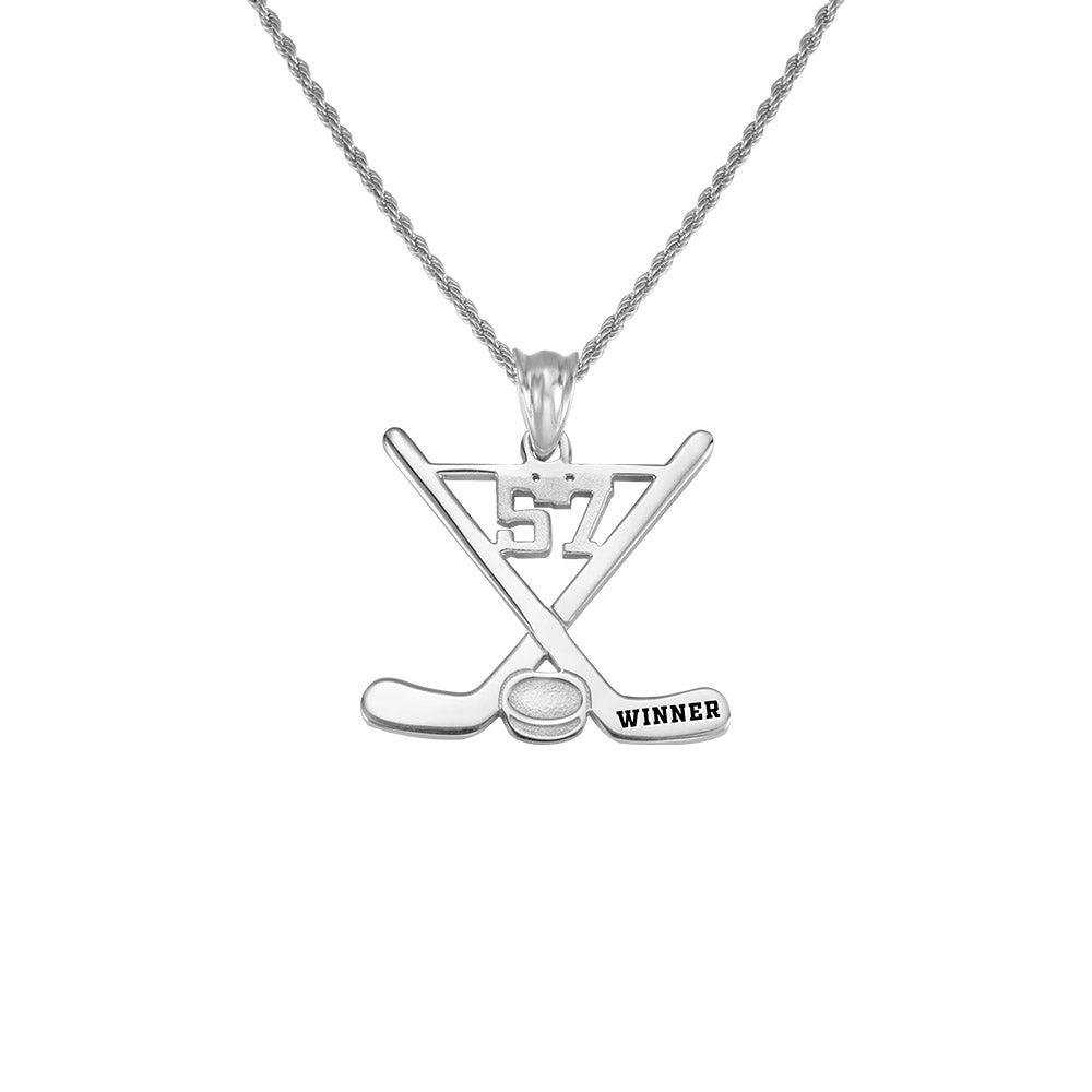 Personalized Ice Hockey Stick jewelry Jewelry Treasures