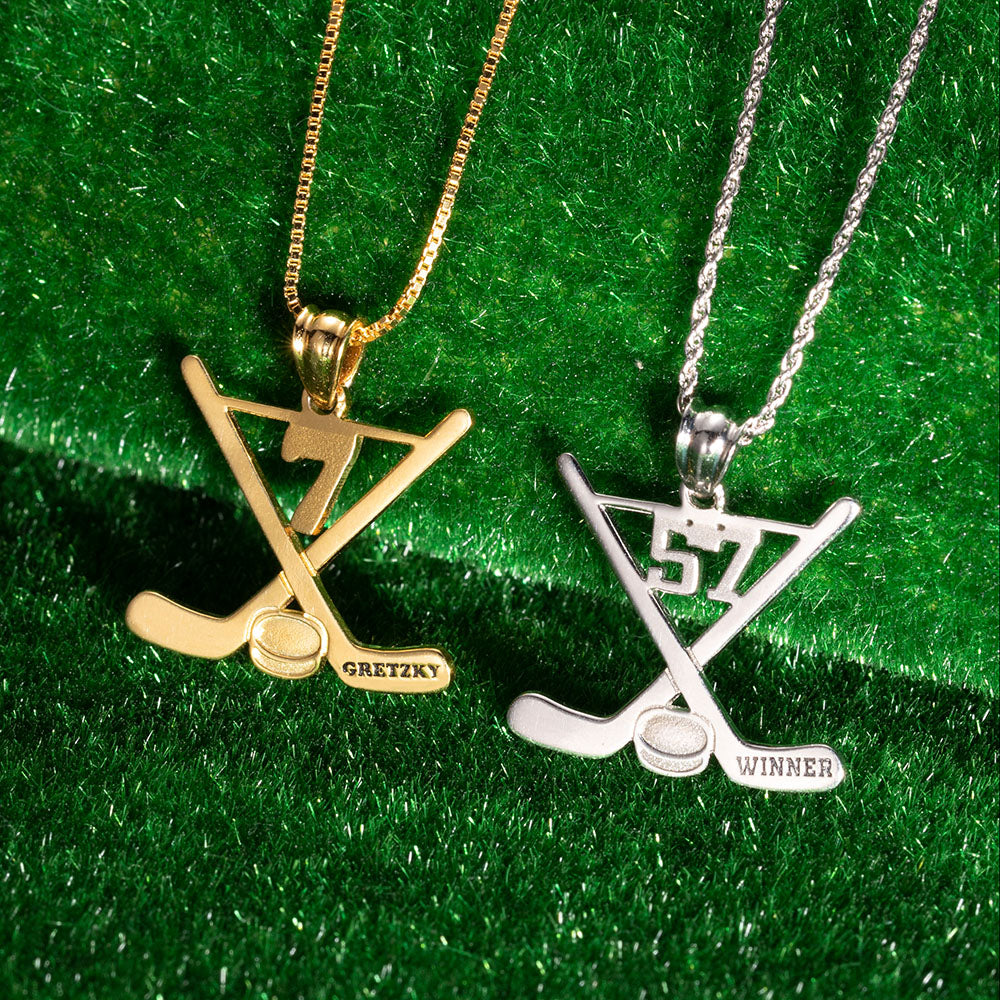 Personalized Ice Hockey Stick jewelry Jewelry Treasures