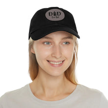 Dad Hat with Round Leather Patch Jewelry Treasures