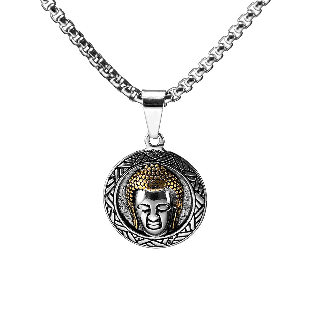 Buddha Head Pendant Necklace Jewelry Treasures