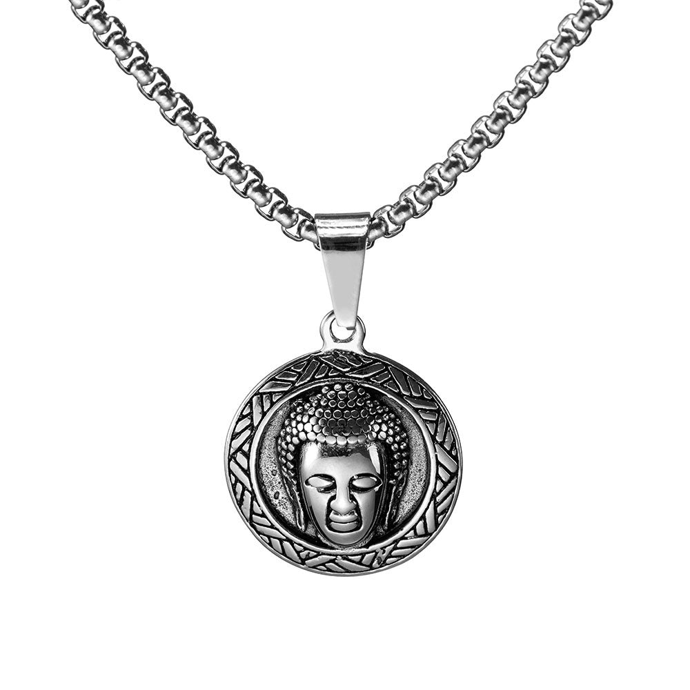 Buddha Head Pendant Necklace Jewelry Treasures