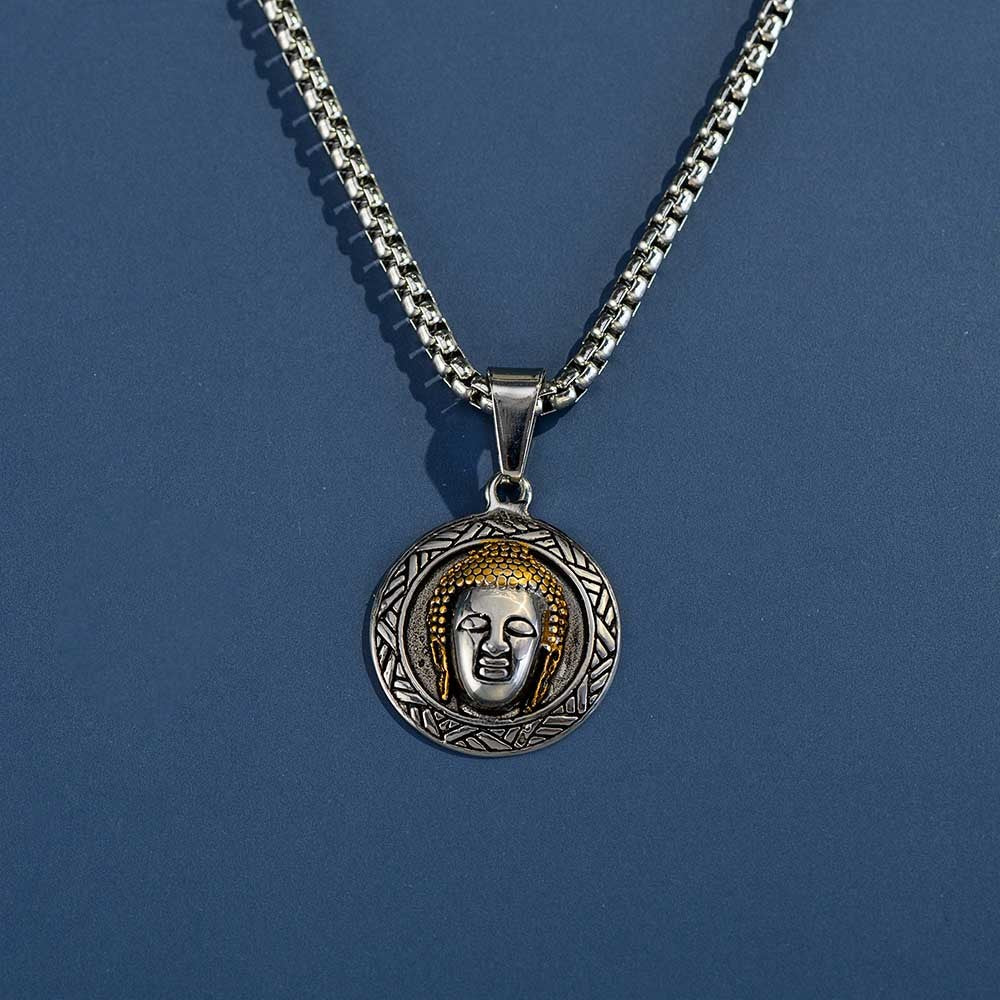 Buddha Head Pendant Necklace Jewelry Treasures