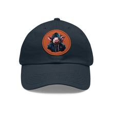 Dad Hat with Leather Patch (Round) Jewelry Treasures