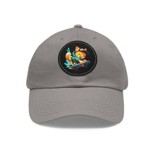 Dad Hat with Leather Patch (Round) Jewelry Treasures