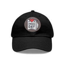 Dad Hat with Leather Patch (Round) Jewelry Treasures