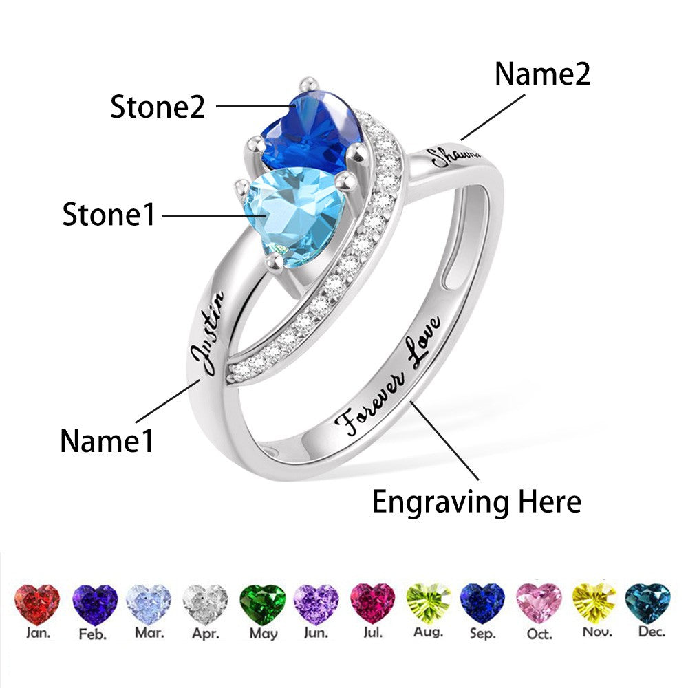 Personalized Promise Rings, Custom Name Rings