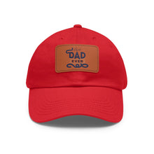 Dad Hat with Rectangular Leather Patch Jewelry Treasures