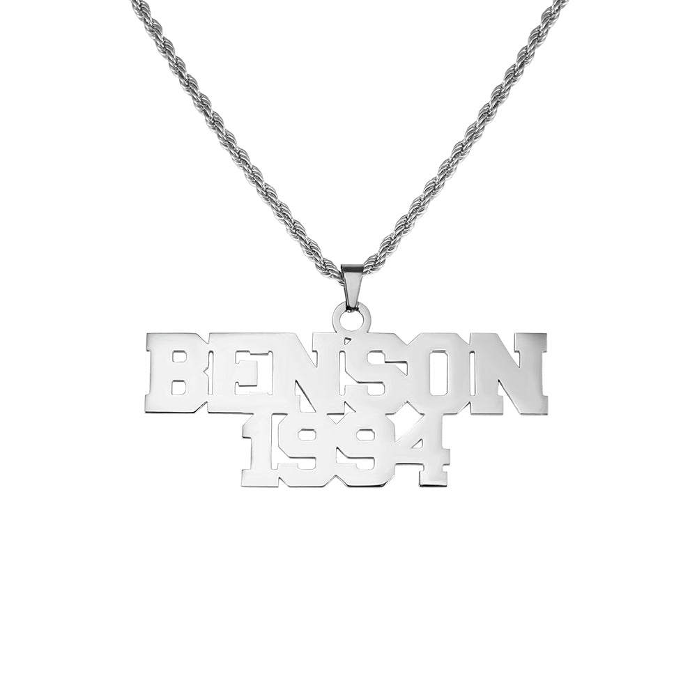 Personalized Hip Hop Name Necklace for Man Jewelry Treasures